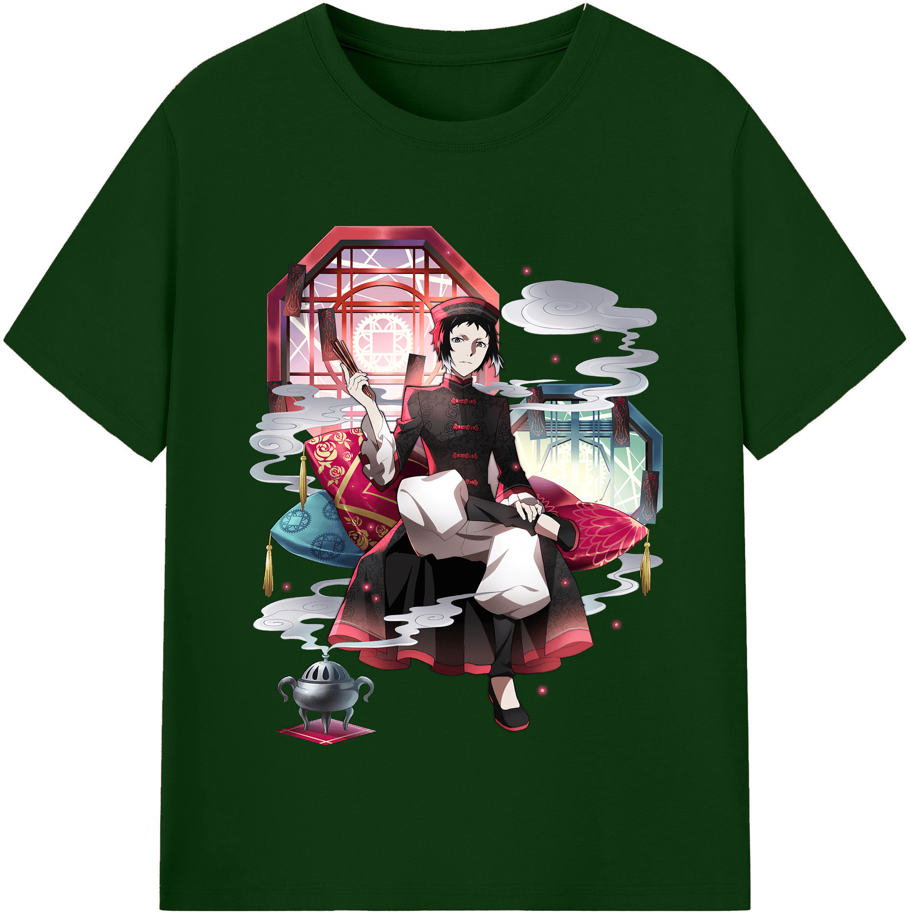 （画像用） 文豪ストレイドッグス Bungo Stray Dogs 綿100％半袖Tシャツ（フロントプリント）